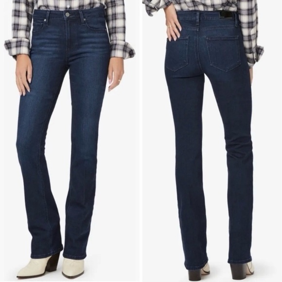 Paige High Rise Manhattan Gardena Bootcut Jeans Size 32 - Picture 9 of 9